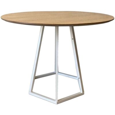 Mesa de comedor redonda de madera Mathi Design - D100 - 100x75x100cm Mesa de comedor redonda de madera Mathi Design - D100 - 100x75x100cm