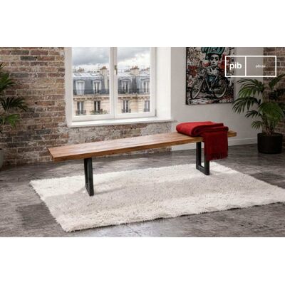 PIB Banco de madera marron PIB Banco de madera marron