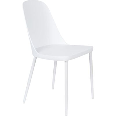 White label Silla de polipropileno blanco White label Silla de polipropileno blanco