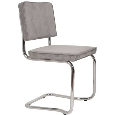 Zuiver Silla en tejido gris claro Zuiver Silla en tejido gris claro