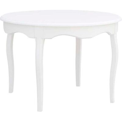 MOYCOR Mesa de comedor 4 personas de madera y mdf d. 110 cm MOYCOR Mesa de comedor 4 personas de madera y mdf d. 110 cm