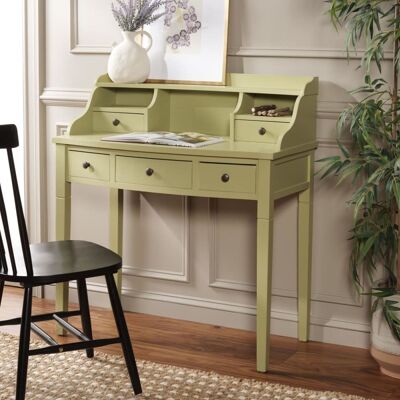 Safavieh Escritorio en pino/mdf, verde aguacate Safavieh Escritorio en pino/mdf, verde aguacate