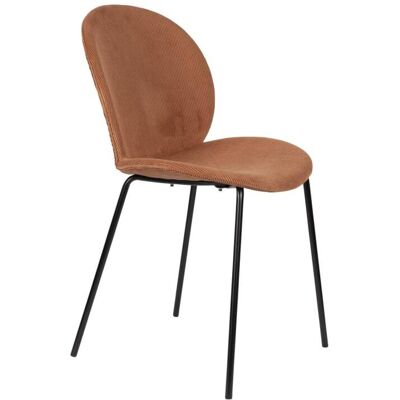 Silla de comedor Bonnet Terracota de ZUIVER - Comodidad duradera Silla de comedor Bonnet Terracota de ZUIVER - Comodidad duradera