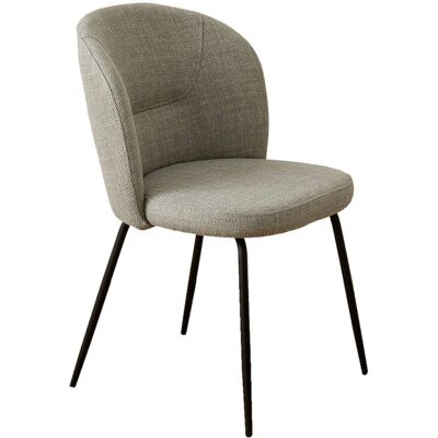 Kenay Home Silla tapizado gris 54 x 81 cm Kenay Home Silla tapizado gris 54 x 81 cm