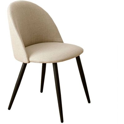 Silla Beige Brila de Kenay - Asiento Tapizado Moderno Silla Beige Brila de Kenay - Asiento Tapizado Moderno