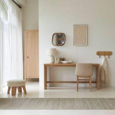 Escritorio Eden de Tikamoon - Madera de roble macizo - 160cm Escritorio Eden de Tikamoon - Madera de roble macizo - 160cm
