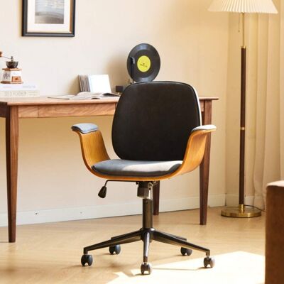 Nordlys Silla de escritorio en madera negro Nordlys Silla de escritorio en madera negro