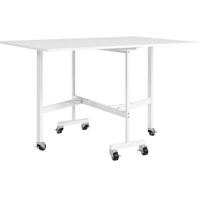 Homcom Mesa plegable comedor 120x80x73 cm blanco Homcom Mesa plegable comedor 120x80x73 cm blanco