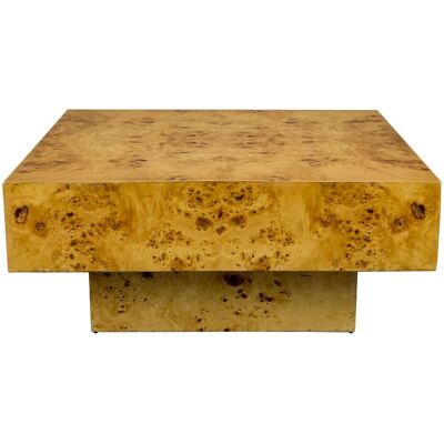 Dutchbone Mesa baja cuadrada de madera de eucalipto l90cm Dutchbone Mesa baja cuadrada de madera de eucalipto l90cm