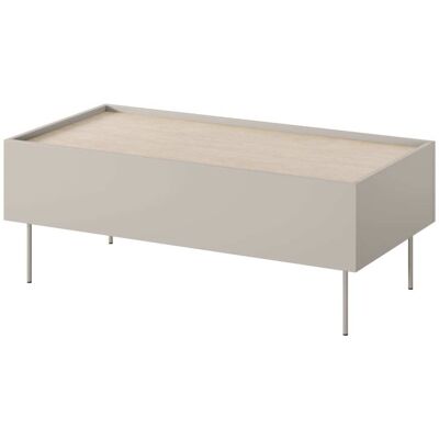 That's Write Mesa de centro 2 cajones con pie de metal 120x45 cm That's Write Mesa de centro 2 cajones con pie de metal 120x45 cm
