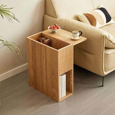 Nordlys Mesa auxiliar en madera marrón. Nordlys Mesa auxiliar en madera marrón.