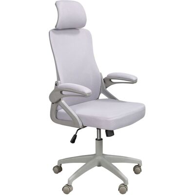 Angel Cerda Silla oficina giratoria tela gris Angel Cerda Silla oficina giratoria tela gris