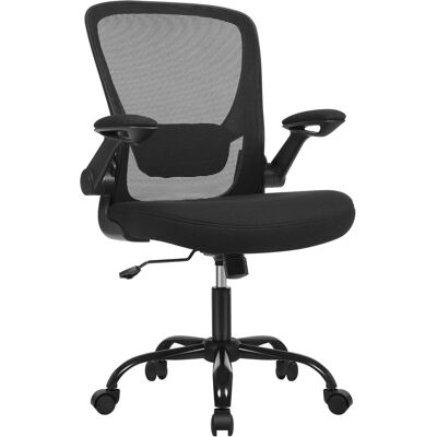 SONGMICS Silla de escritorio ergonómica de malla de color negro SONGMICS Silla de escritorio ergonómica de malla de color negro
