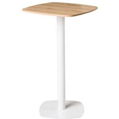Beliani Mesa de bar de derivado de madera 2 personas l60 Beliani Mesa de bar de derivado de madera 2 personas l60