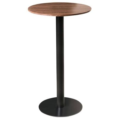 Beliani Mesa de bar de derivado de madera 2 personas l60 Beliani Mesa de bar de derivado de madera 2 personas l60