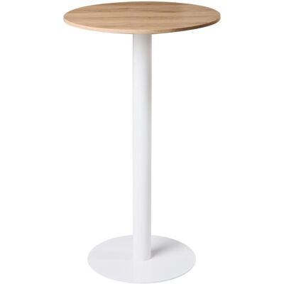 Beliani Mesa de bar de derivado de madera 2 personas l60 Beliani Mesa de bar de derivado de madera 2 personas l60