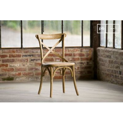 PIB Silla de madera marron PIB Silla de madera marron