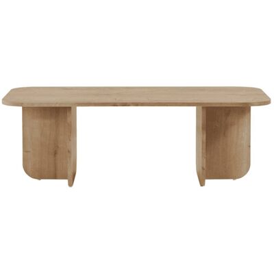 Calicosy Mesa baja con tapa de forma orgánica l120 cm - roble Calicosy Mesa baja con tapa de forma orgánica l120 cm - roble