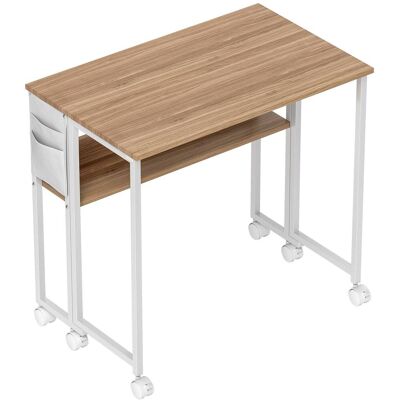 Homcom Escritorio plegable 80x50x75 cm madera natural Homcom Escritorio plegable 80x50x75 cm madera natural