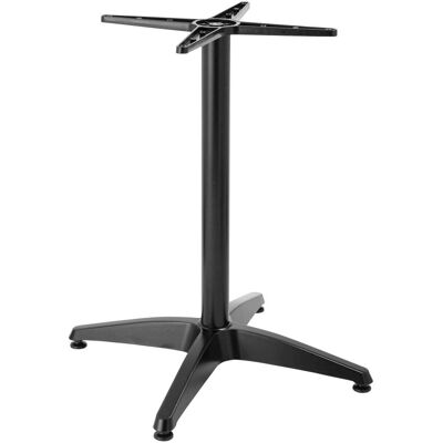 Oviala Pata de mesa regulable 72/110 cm en aluminio negro Oviala Pata de mesa regulable 72/110 cm en aluminio negro