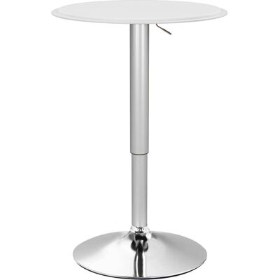 Homcom Mesa de bar 63x63x93 cm blanco Homcom Mesa de bar 63x63x93 cm blanco