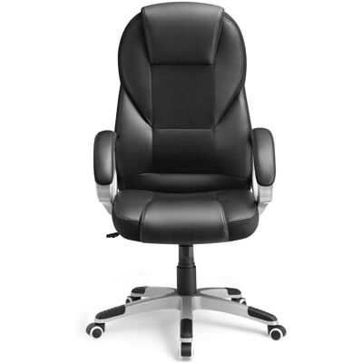 SONGMICS Silla de escritorio ergonómica de altura ajustable de color negro SONGMICS Silla de escritorio ergonómica de altura ajustable de color negro