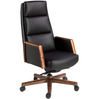 Angel Cerda Silla oficina giratoria polipiel negro Angel Cerda Silla oficina giratoria polipiel negro