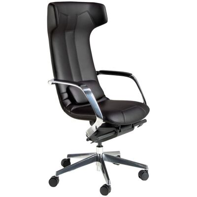Angel Cerda Silla oficina giratoria polipiel negro Angel Cerda Silla oficina giratoria polipiel negro