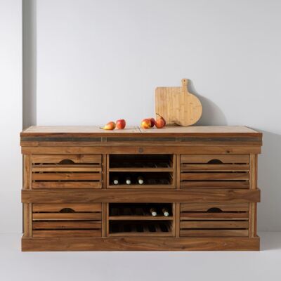 Signature Gran bloque de madera maciza Signature Gran bloque de madera maciza