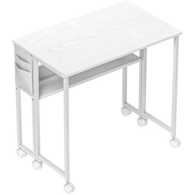 Homcom Escritorio plegable 80x50x75 cm blanco Homcom Escritorio plegable 80x50x75 cm blanco
