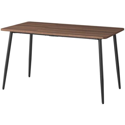 VASAGLE Mesa de comedor para 4-6 personas de color nogal VASAGLE Mesa de comedor para 4-6 personas de color nogal