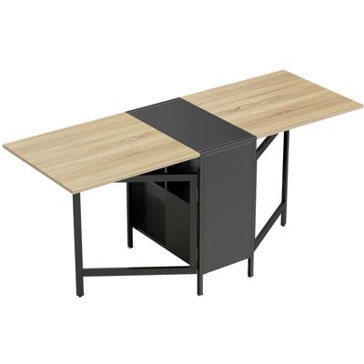 Homcom Mesa plegable comedor 169x60x75 cm madera natural Homcom Mesa plegable comedor 169x60x75 cm madera natural