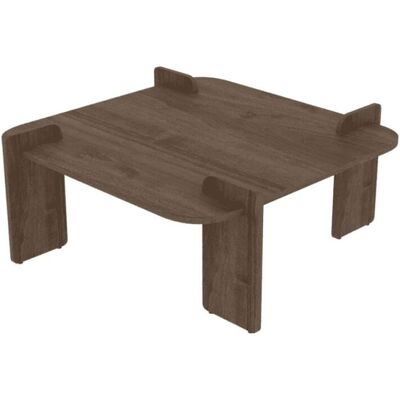 Calicosy Mesa de centro cuadrada l90 cm - nogal Calicosy Mesa de centro cuadrada l90 cm - nogal