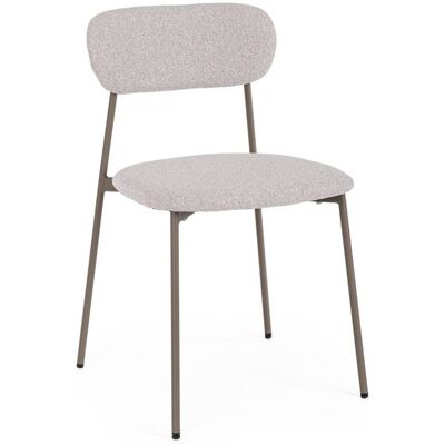 Bizzotto Juego 4 sillas marrón/gris Bizzotto Juego 4 sillas marrón/gris