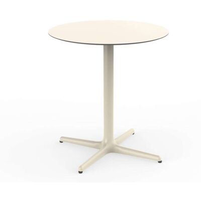 Resol Mesa redonda ø70 toledo madera metal marfil Resol Mesa redonda ø70 toledo madera metal marfil