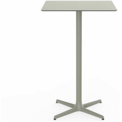 Resol Mesa cuadrada alta 70x70 toledo madera metal verde Resol Mesa cuadrada alta 70x70 toledo madera metal verde