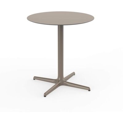 Resol Mesa redonda ø70 toledo madera metal marrón Resol Mesa redonda ø70 toledo madera metal marrón