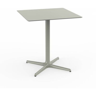 Resol Mesa cuadrada 70x70 toledo madera metal verde Resol Mesa cuadrada 70x70 toledo madera metal verde