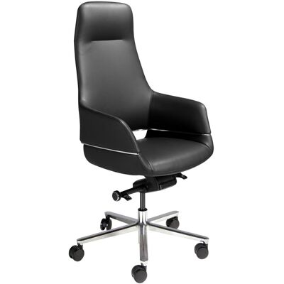 Angel Cerda Silla oficina giratoria polipiel negro Angel Cerda Silla oficina giratoria polipiel negro