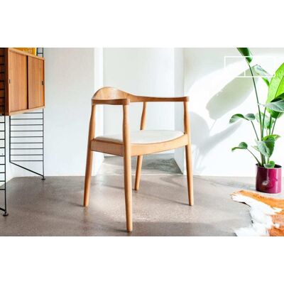 PIB Silla escandinava de olmo macizo claro PIB Silla escandinava de olmo macizo claro