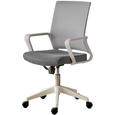 Kenay Home Silla de escritorio polipropileno gris 58 x 94 cm Kenay Home Silla de escritorio polipropileno gris 58 x 94 cm