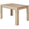 Usinestreet Mesa de comedor extensible roble canadian