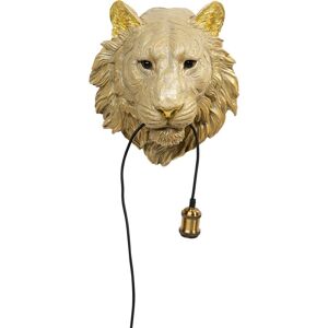 Kare Design Lámpara pared tiger head 34cm