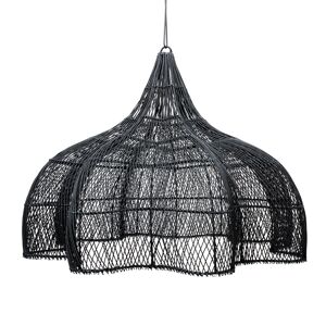 Bazar Bizar Lámparas de techo de ratán negro 110x80
