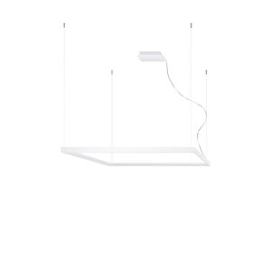 Thoro Lighting Lámpara de araña blanco aluminio 3000k  alt. 150 cm
