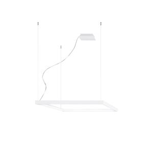 Thoro Lighting Lámpara de araña blanco aluminio 4000k  alt. 150 cm