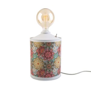 Pau Decò Natural Design Lámpara artesanal de metal reciclado multicolor 48x20 cm