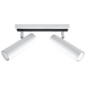 Sollux Lighting Lámpara de techo blanco acero  alt. 20 cm