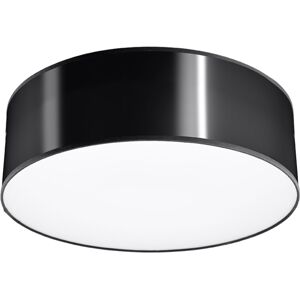 Sollux Lighting Lámpara de techo negro cloruro de polivinilo  alt. 11 cm