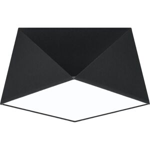 Sollux Lighting Lámpara de techo negro cloruro de polivinilo  alt. 15 cm